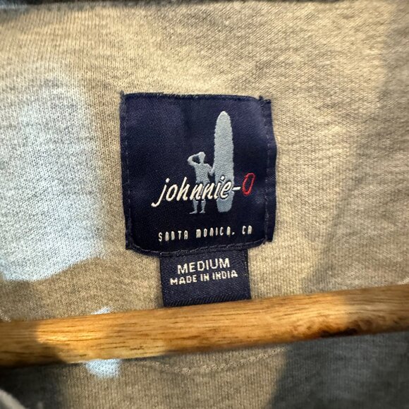 johnnie-O Sully Performance Quarter Zip Sweater F1923 in Heather Grey Mens MD - Picture 4 of 10